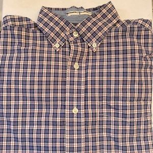 Long sleeved plaid Nautica button up shirt
